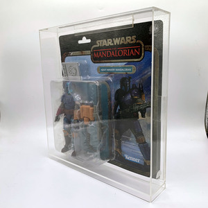 Vetrina in acrilico con protezione UV personalizzata per <span class=keywords><strong>Star</strong></span> War The Mandalorian action <span class=keywords><strong>figure</strong></span> - Product Image 3