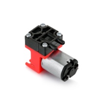 Pompa Hisap Mini Senyap 300ml/menit, Motor DC 3.5V, Pompa Vakum Diafragma Elektrik Self-priming untuk Laboratorium