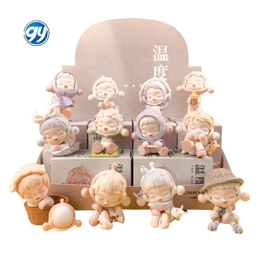 ポップマートバブルマートskullpanda温度シリーズアクションフィギュア