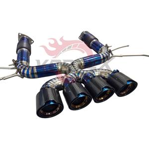 Système d'échappement en alliage de titane Vortex pour Chevrolet Corvette C8 Z06, épaisseur 1,2 mm, finition bleu brûlé, ajustement universel, garantie 24 mois - Product Image 5