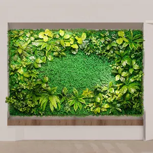 ZWQ03 искусственные растения с динамичной реальностью, зеленая трава, экологический многоразовый пейзаж, искусственные цветы, искусственные растения