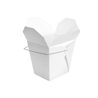 Boîte à nouilles chinoises jetable Yaoshi en papier kraft biodégradable, résistante et compatible micro-ondes, pour emporter, emballage alimentaire pour pâtes et nouilles
