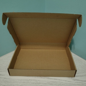 กระดาษแข็งคราฟท์ลูกฟูกสีน้ำตาลพับได้วัสดุเคลือบผิวด้านกล่องของขวัญสำหรับส่งเครื่องสำอาง - Product Image 4