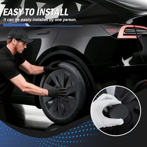 Enjoliveurs de roue <span class=keywords><strong>Tesla</strong></span> <span class=keywords><strong>Model</strong></span> <span class=keywords><strong>Y</strong></span> Juniper 2025 2026 <span class=keywords><strong>19</strong></span> <span class=keywords><strong>pouces</strong></span> noir mat ABS, compatibles avec les enjoliveurs de roue <span class=keywords><strong>Tesla</strong></span> - Product Image 5