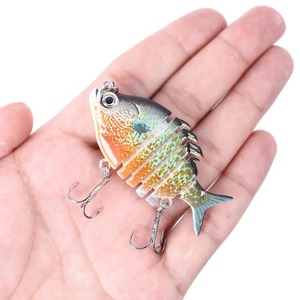 Mini <span class=keywords><strong>leurre</strong></span> de pêche <span class=keywords><strong>articulé</strong></span> multi-segments en ABS dur, 6,35 cm et 7,9 cm, pour la pêche en eau douce - Product Image 3