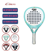 QINGYU SPORT Nouvelle Raquette de Padel Haut de Gamme en Fibre de Carbone 3K, Fibre de Verre et Mousse EVA, Légère, Fabriquée sur Mesure, Qualité Supérieure, En Stock