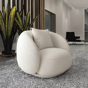 Sillón Individual de Tela Moderno y Duradero, con Patas de Madera, para Sala de Estar, Salón y Uso en Hoteles, Silla de Descanso, Superventas - Product Image 3