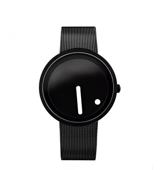 High Quality Minimalistic Creative Design Wrist Watch Stylish Simple Dot and Line with Quartz Shape Watch for Men and Women