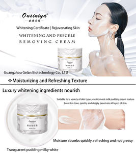 Crema hidratante iluminadora antienvejecimiento con vitamina C, crema blanqueadora para la piel blanca <span class=keywords><strong>y</strong></span> brillante - Product Image 4