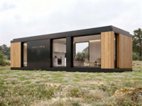 B1 Modern 20ft/40ft Conteneur Portable Démontable Préfabriqué, Maison Capsule Intelligente, Cabines Pod, Hôtels de Camping, Parc Extérieur