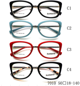 7010 Acetate kính quang học, vẻ đẹp vòng Cat Eye Shape Chất lượng cao người phụ nữ quang khung Eyewear - Product Image 3