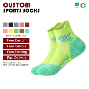 Men's Women's Youth Sports <strong>Socks</strong> Summer Terry Anti-Bacterial Moisture Wicking Ankle <strong>Socks</strong> for Basketball Outdoor Marathon - Product Image 3