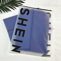 Sacs Zippés Biodégradables Personnalisés avec Logo Imprimé en PVC Givré Transparent pour Bijoux ou Vêtements