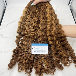 Produit phare : Cheveux bouclés birmans en trame, super double drawn, cheveux humains vierges vietnamiens de haute qualité - Product Image 1