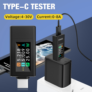 Factory <strong>Price</strong> 1902L Type-C <strong>Tester</strong> Current <strong>Voltage</strong> Meter Charging Detector <strong>Tester</strong> Battery Voltmeter Ammeter Charger Indicator - Product Image 4