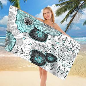 Toalla de Playa de Microfibra Extra Grande de Secado Rápido (70 x 140 cm), Toallas de Playa Suaves con Estampado Digital para Natación - Product Image 4