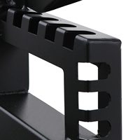 CZX Barre de protection robuste réglable pour pick-up, panier de chargement universel en acier noir mat, capacité de charge de plus de 200 kg, Hilux Ranger