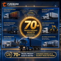 Expédition directe par camion Firebird à faible dommage DDP pour les envois en vrac vers l'UE et les États-Unis