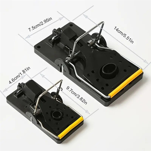 Piège à rats YUMO industriel, à déclenchement rapide, non toxique, en plastique réutilisable, avec fente pour appât, pour le contrôle rapide des rongeurs - Product Image 6