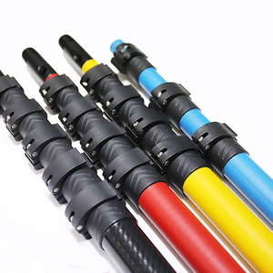Pôle télescopique extensible en fibre de carbone 18m 20m 45 pieds 60 pieds, pôle télescopique en fibre de carbone pour rouleau à peinture - Product Image 4