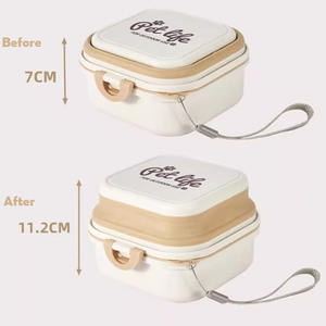 Tigela de água dobrável para cães, tigela portátil para cães para viajar, alimento para animais de estimação 2 em 1 e alimentador de água-Tigelas para cães de viagem com tampa - Product Image 6