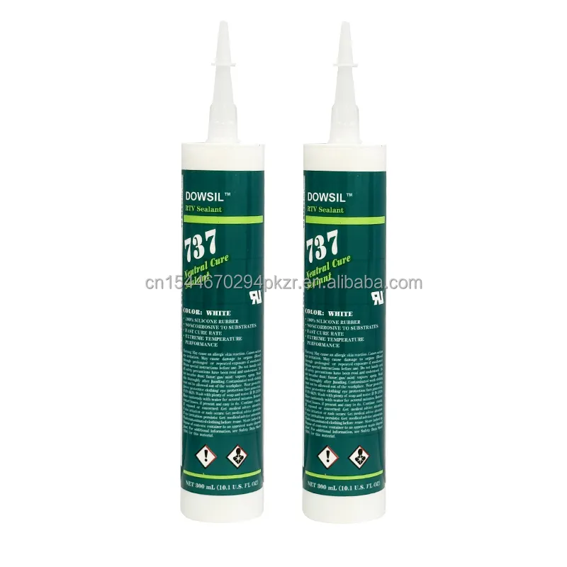 Dowsil 737 300ml white neutrual cure sealant paste Dowsil silicon sealant glass glue for sealing general purpose