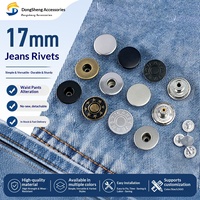 Harga Grosir Diskon Kancing Celana Jeans dengan Logo Embos Desain Kepala Tetap Lapisan Pelapis 20mm 17mm 15mm