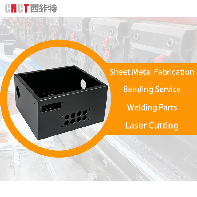 CNCT Spray Painting High Precision Sheet Laser Cutting Galvanized Aluminum Steel Sheet Metal Fabrication ISO9001 Certified