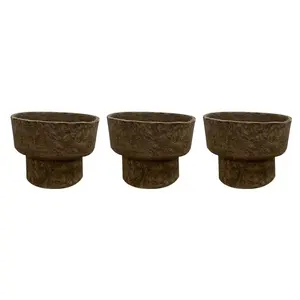 Eco Friendly biodegradável jardim pote papel polpa vaso