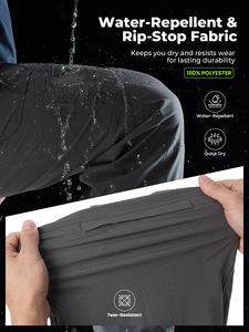 Pantalones Tácticos de Senderismo para Hombre, Resistentes al Agua, de Secado Rápido, Ligeros y Elásticos, con 9 Bolsillos, Pantalones Cargo para Exteriores, OEM - Product Image 5