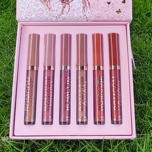 Set di 6 Rossetti Liquidi Opachi <span class=keywords><strong>Shakira</strong></span>, Lunga Durata, Gloss Labbra Resistente, Set Cosmetico Labial Bichota Lapiz Labial - Product Image 4