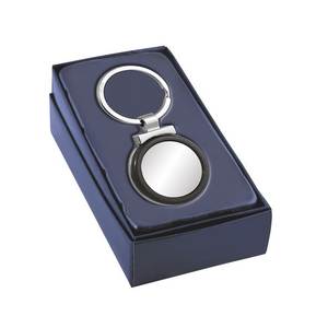 Portachiavi Nero con Cornice Elegante in Vetro - Product Image 3