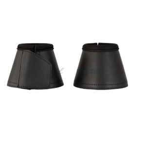 Nuevas botas de campana para caballos, producto para el cuidado equino, protección para el exterior, botas de campana brillantes para equitación con exterior de satén e interior de espuma. - Product Image 1