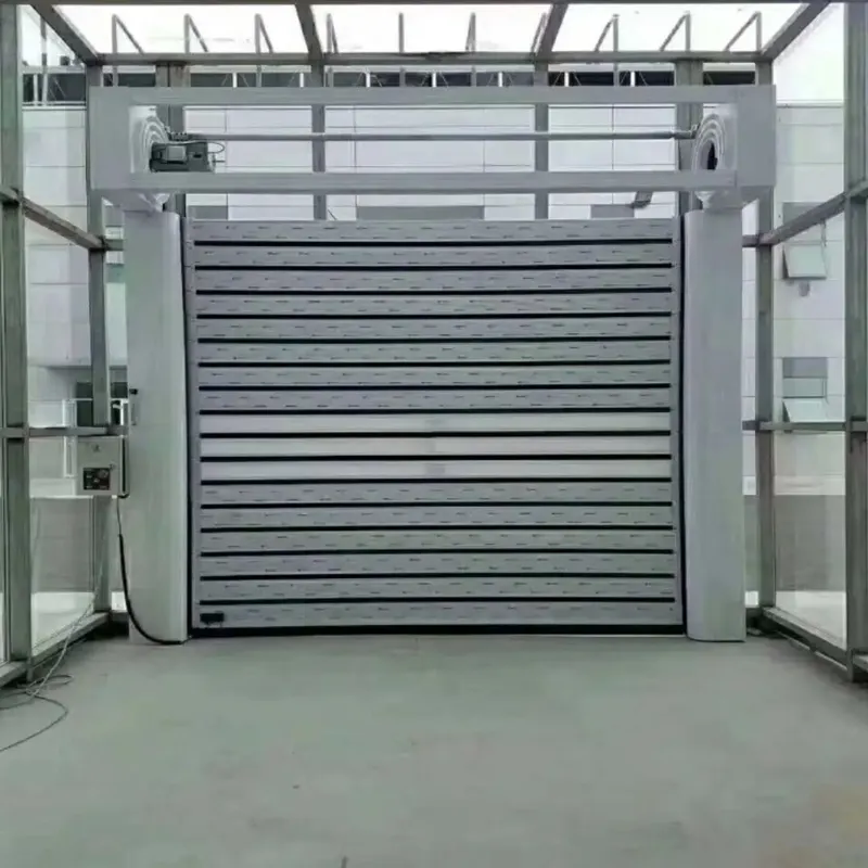 Robusto 1 anno polimero tapparella antifurto struttura industriale in acciaio cancello fabbrica magazzino automatico di laminazione manuale