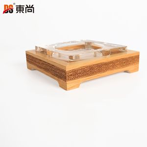 Custom-made Modern Decorative Creative Cigar Outdoor Indoor <b>Portable</b> Square <b>Ashtray</b> for Home Restaurant Hotel Model - Product Image 3