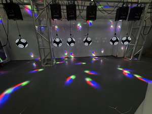 새로운 클럽 무대 RGBW LED 키네틱 축구 천장 조명 DMX512 제어 IP33 정격 색상 변경 스마트 홈 장식 조명 - Product Image 4