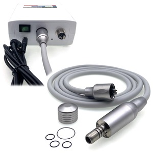 Moteur électrique dentaire sans balais avec lumière LED et canal d'eau, tige de 1/8 po, pour accessoires de perceuse dentaire - Product Image 1