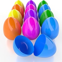 6 "Riesen füllbare Ostereier Leere große Plastik bunte helle Ostereier für die Ostereier suche