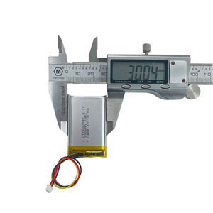 Paquete de Batería Recargable de Polímero de Litio DTP 603048 900mAh 3.7V con Certificación <span class=keywords><strong>CE</strong></span> y Larga Vida Útil para Reloj Inteligente Infantil - Product Image 3