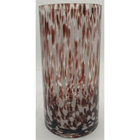 Vase de couleur léopard fantaisie Vase en verre de fleur fait à la main pour la maison