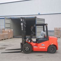 Chariot élévateur électrique hydraulique tout-terrain Solreign, conduite autonome, neuf, pour entrepôt, capacité 2,5T, levée 6m