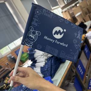 Club personalizado de alta calidad, boda, fiesta de cumpleaños, centro comercial, actividades de promoción, portador de bandera con tela de bandera colorida - Product Image 4