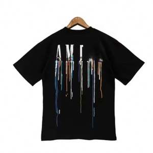 Camiseta de Manga Corta Unisex de Marca de Lujo, 100% Algodón, Ecológica, Transpirable, Estilo Urbano, Impresión por Transferencia de Calor, Personalizable - Product Image 3