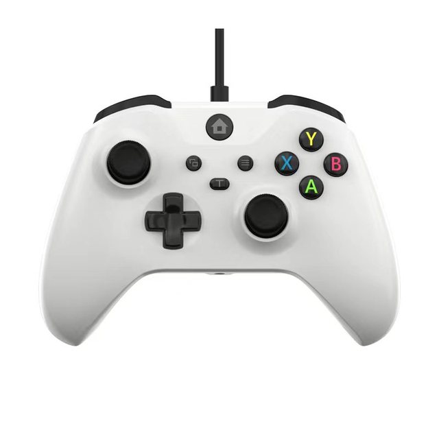 High Quality USB Wired Game Controller Gaming Joystick Comfort Grip Stable Connection for Computer Use