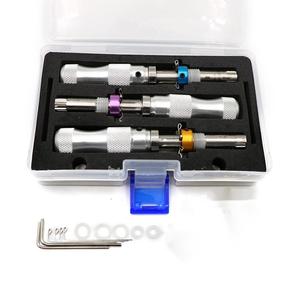 Kit di serrature tubolari regolabili da 3 pezzi con 7 punte, strumenti per scassinare serrature tubolari senza cilindro - Product Image 6