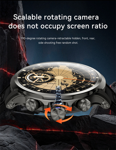 MT108 Newest High Quality Google Play Sim Card Full Screen 4G GPS IP67 Adult Phone 1.85 Inches AMOLED Mobile Phone Watch <strong>Clock</strong> - Product Image 6
