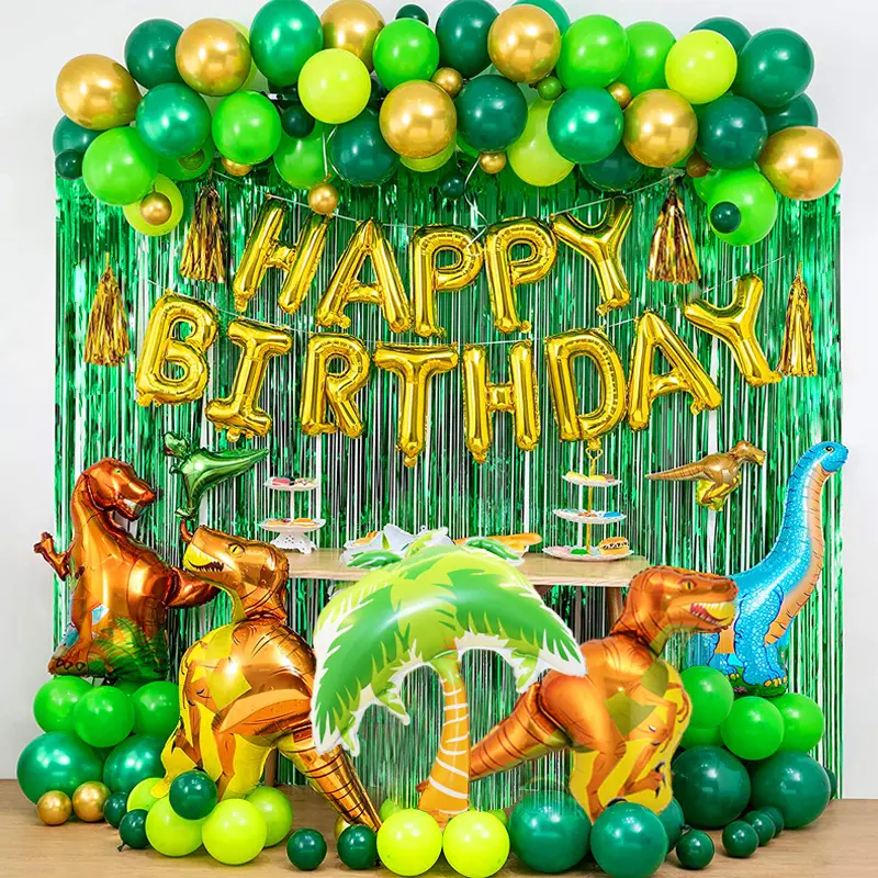 Dinosaur Birthday Party Decorations Set - Giant Dinosaur Balloons for Birthday Party, Balloon Arch Kit Decorations