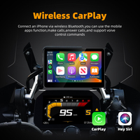 Écran CarPlay pour moto de 6,2 pouces HD 1000NIT, Android Auto sans fil pour BMW, navigation GPS, microphone intégré