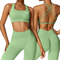 Soutien-gorge de sport à bretelles dans le dos soutien-gorge de yoga d'entraînement à impact élevé personnalisé vêtements de sport pour femmes top vente en gros fabricants de vêtements de fitness