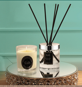 C & D 200Ml Không Có Tinh Dầu Thơm Trang Chủ Không Khí Lâu Dài Hương Thơm Trong Lành Phòng Thơm Nến Với Bộ Khuếch Tán Sậy Diffus - Product Image 1